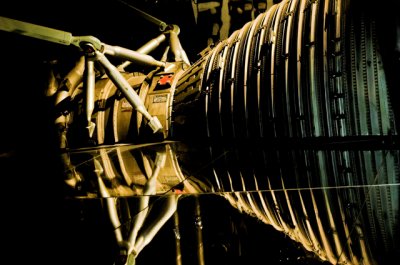 Saturn 5 Aft End F-1 Engine