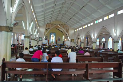 inside the church