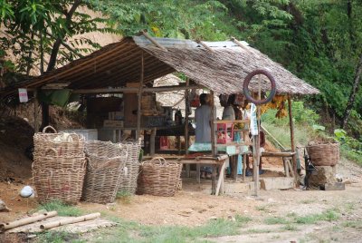 banana stand along highway