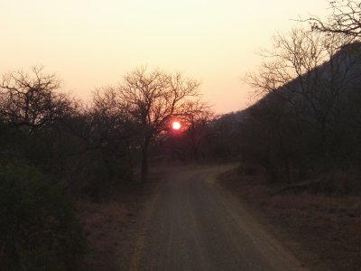 A 5:30am morning game view with perfect sunrise!