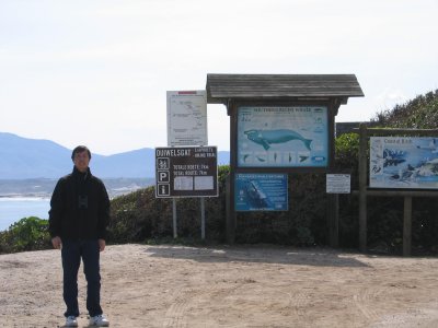 Ken is happy to see the whales!