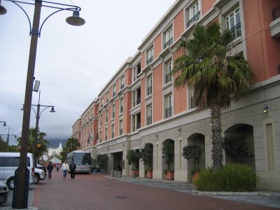 Cape Grace, a beautiful Hotel ,situated within walking distance of V&A Waterfront.  A must stay in Cape Town!