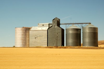 Grain Bins, The Palouse