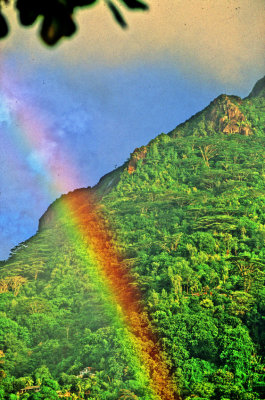 Rainbow Over the Seychelles