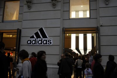 October 2006 - Les Champs Elyses - Adidas Store