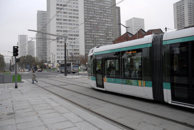 November 2006 - Test of tramway - Porte d'Ivry 75013