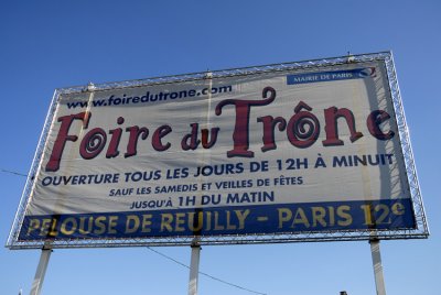 April 2007 - Fun fair La foire du trone 75012