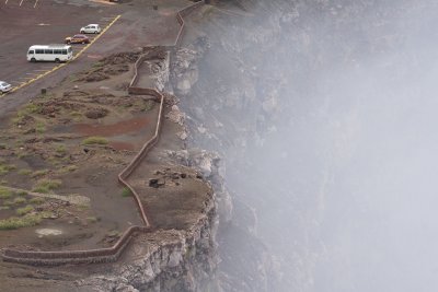 Volcan Masaya, parking by the rim
