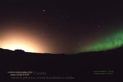 Pollution lumineuse vs Lumières naturelles / Light pollution vs Natural lights