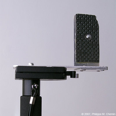 Monopod & bracket - Camera orientation portrait