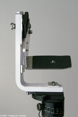 Panoramic head  & bracket - Camera orientation landscape