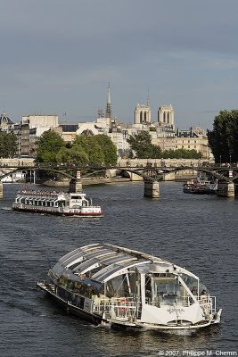 Pont des Arts, pont Neuf, Notre-Dame