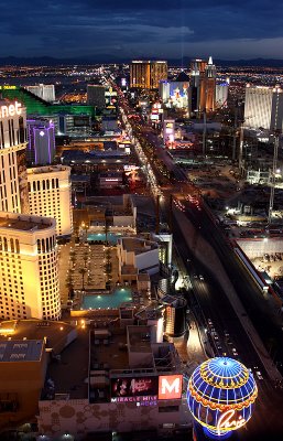 The Strip from the Eiffel Tower