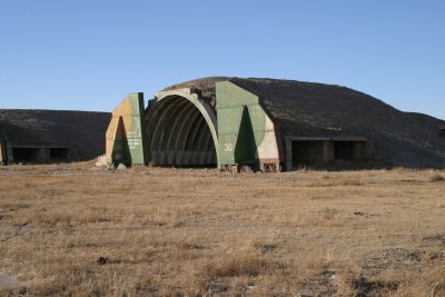 Old reinforced hangars