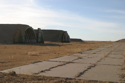 Old reinforced hangars