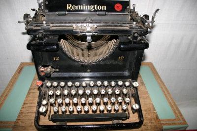 Choibalsan's typewriter. Note the Mongolian script characters.