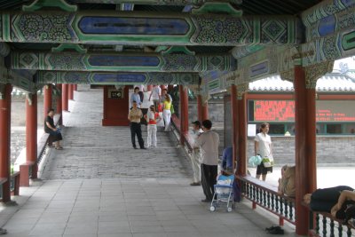 Covered walkway leaving Temple of Heaven