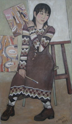 NASANTSENGEL - Portrait of Artist Girl