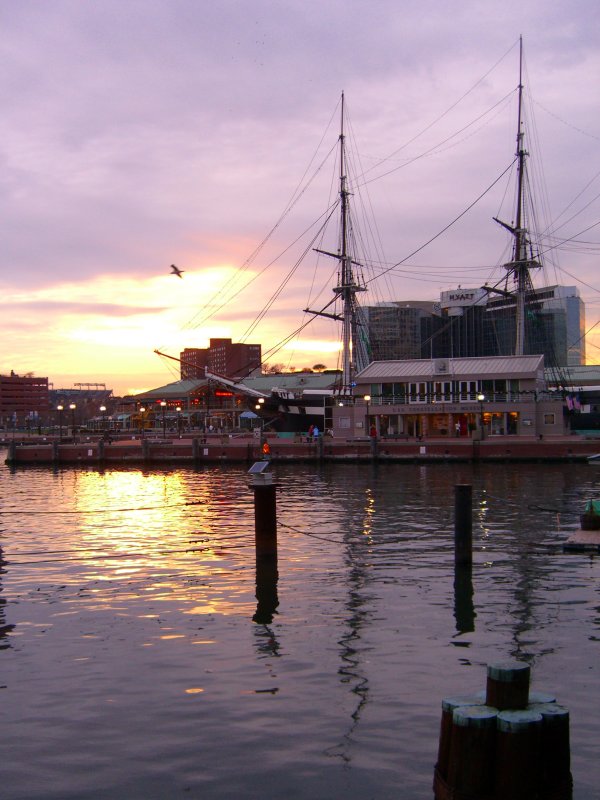 Harbor Sunset For Our Pbase Sailor<BR>1-5-07