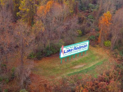 Lake Redman Sign