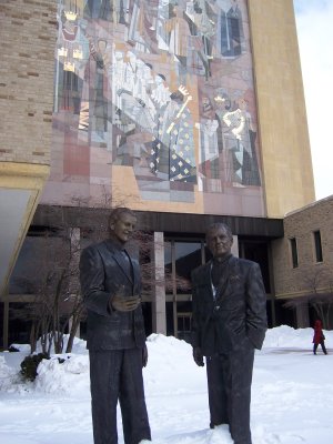 Frs. Joyce and Hesburgh