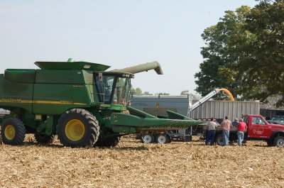 Corn harvest done