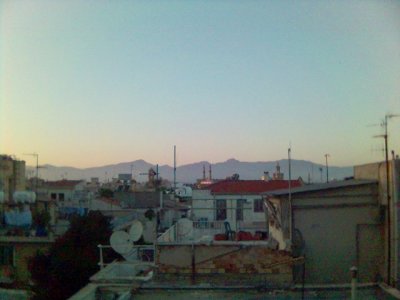 Hotel roof in Nicosia, Cyprus