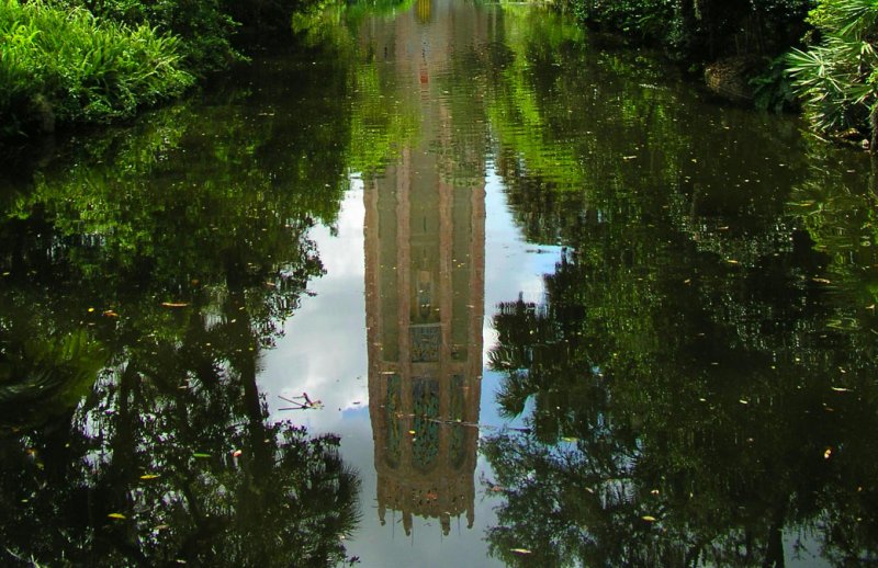 Reflection of Bok Tower