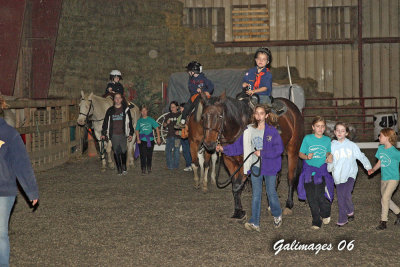 Cub Scouts Visit Gale's Equine Facility and Carousel 4H Club