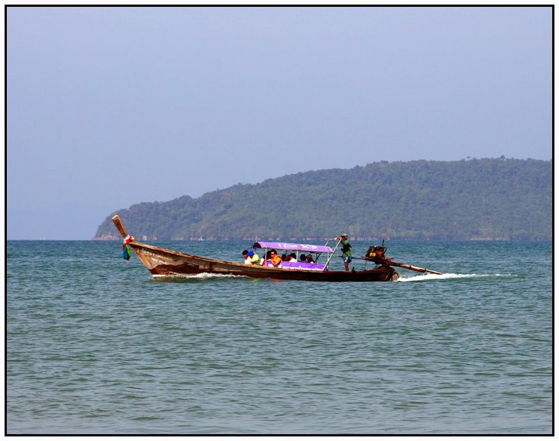 Long tail boat in Krabi