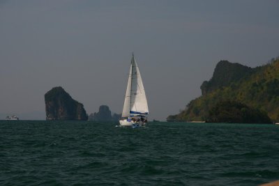 Sailboat near Krabi