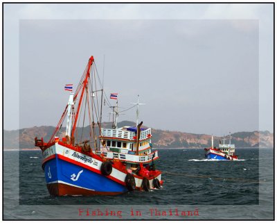 Fishing boats heading out