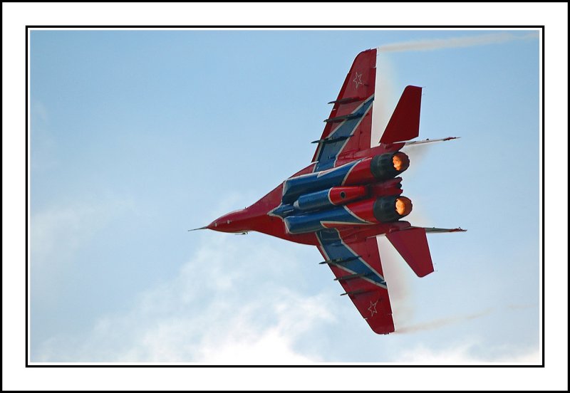 Mig-29 fighter, Strizhi (The Swifts) aerobatic team