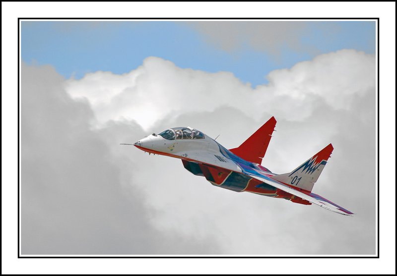 Mig-29 fighter, Strizhi (The Swifts) aerobatic team