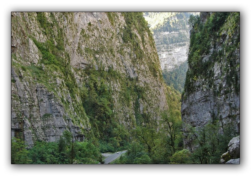 Abkhazia, gorge of Gega river