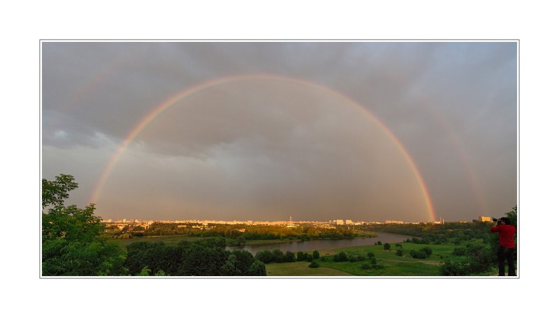 Moscow, Kolomenskoye, hunting for the rainbow