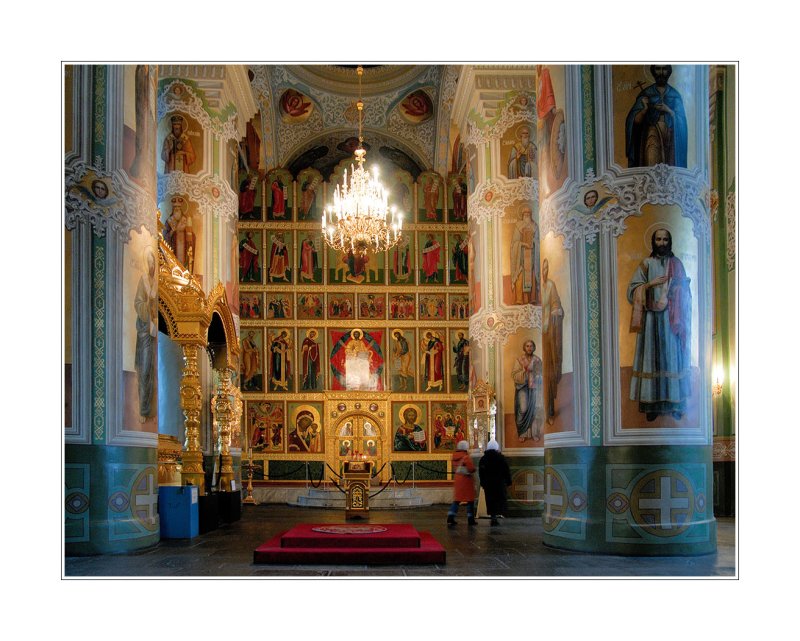 Kazan' Kremlin, inside the Annunciation Cathedral