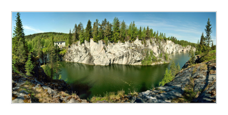 Karelia, Ruskeala marble quarry