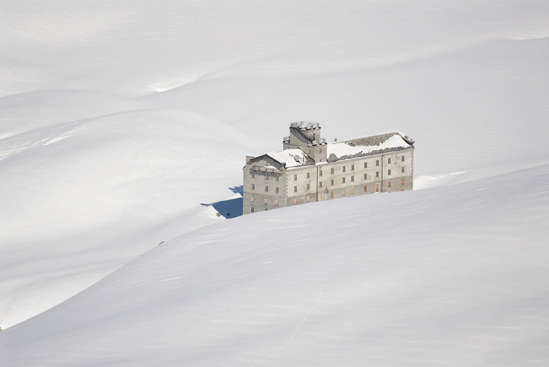 La Thuile, Alps, lost hotel (not montage)