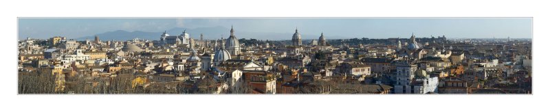 Rome roofs. View from Castel S. Angelo
