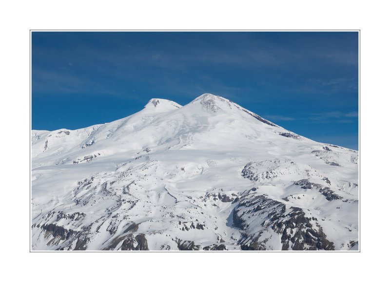 Elbrus, view from Mount Cheget
