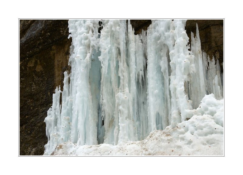 Ice organ, Chegem waterfall