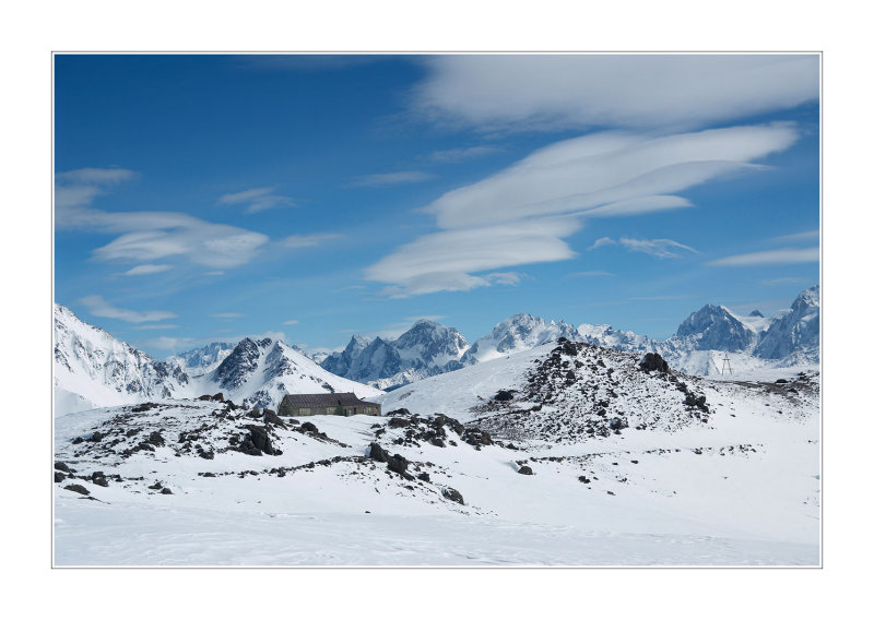 Elbrus, abandoned ice research laboratory