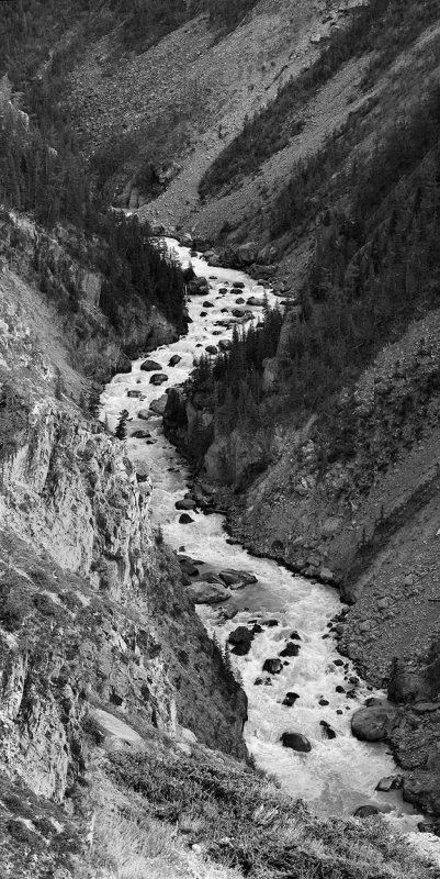 ,  ,   / Argut river, the Karagem break through