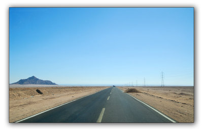 the road near Sharm El Shaikh