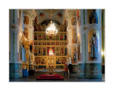 Kazan Kremlin, inside the Annunciation Cathedral