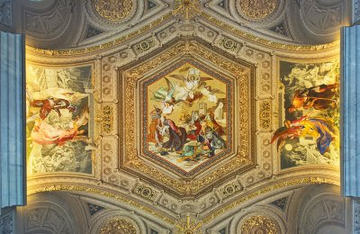 Musei Vaticani, the ceiling of the gallery
