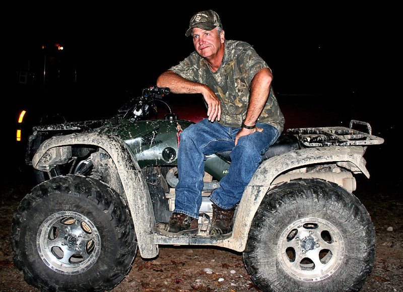 Rogey Sitting On Daves 4 Wheeler