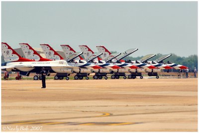 Thunderbirds On The Flight Line*