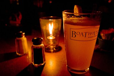 A beer at the Boathouse